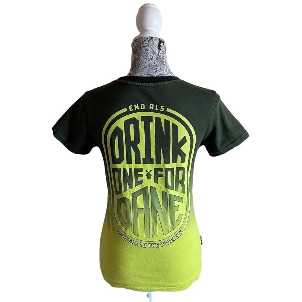 2019 Dutch Bros Drink One For Dane Ombre Tee Size Small